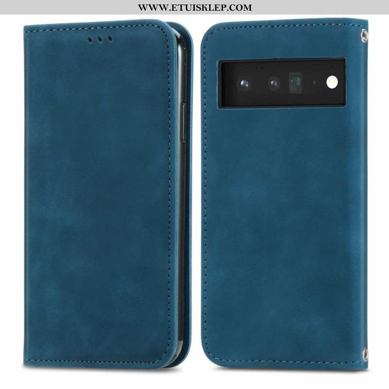 Etui Na Telefon do Google Pixel 6 Etui Folio Dotykowy Design W Stylu Vintage